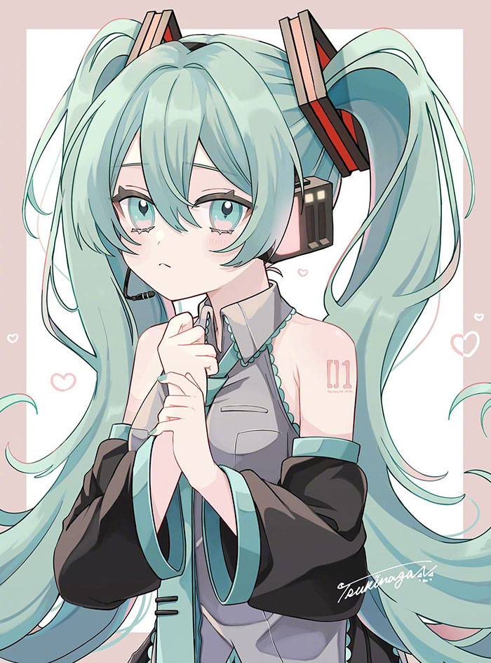 画师mosakuchu_ ​初音未来同人欣赏