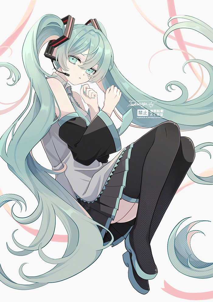 画师mosakuchu_ ​初音未来同人欣赏